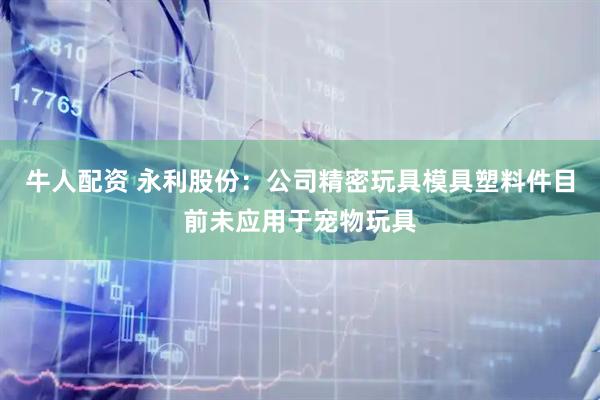 牛人配资 永利股份：公司精密玩具模具塑料件目前未应用于宠物玩具