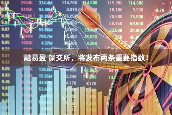 融易盈 深交所，将发布两条重要指数！