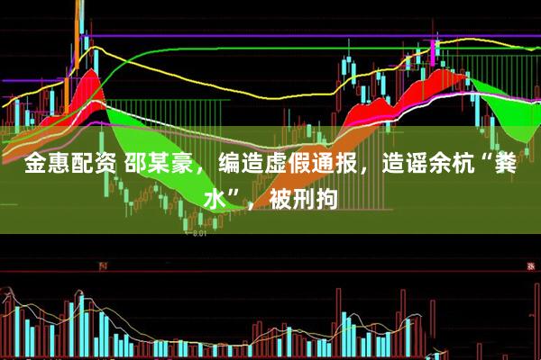 金惠配资 邵某豪，编造虚假通报，造谣余杭“粪水”，被刑拘