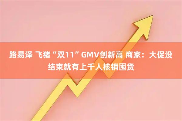 路易泽 飞猪“双11”GMV创新高 商家:大促没结束就有上千人核销囤货