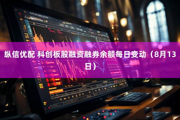 纵信优配 科创板股融资融券余额每日变动(8月13日)