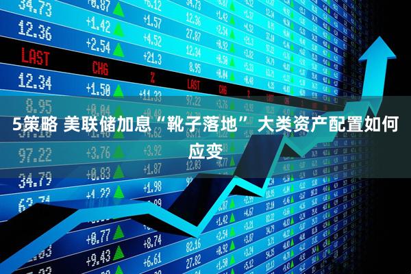 5策略 美联储加息“靴子落地” 大类资产配置如何应变